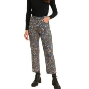 Gloria Vanderbilt Amanda Floral Denim Jeans 10S